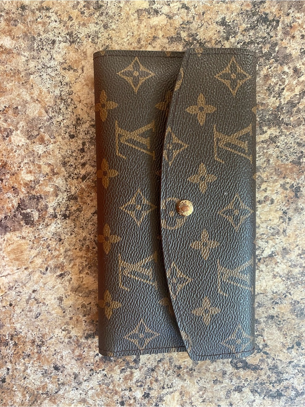 Louis Vuitton Monogram Continental Card & Key Holder - Brown/Gold